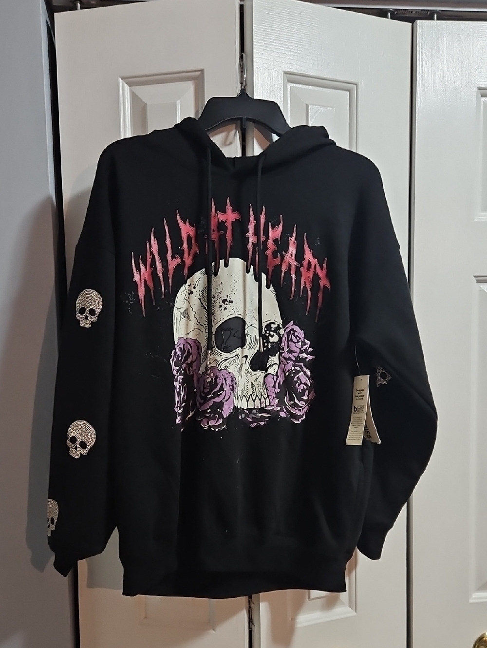 NWT RARE No Boundaries Graphic Bling Hoodie